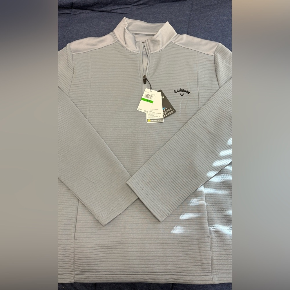 Callaway Men's Light Gray Zip-Up Jacket